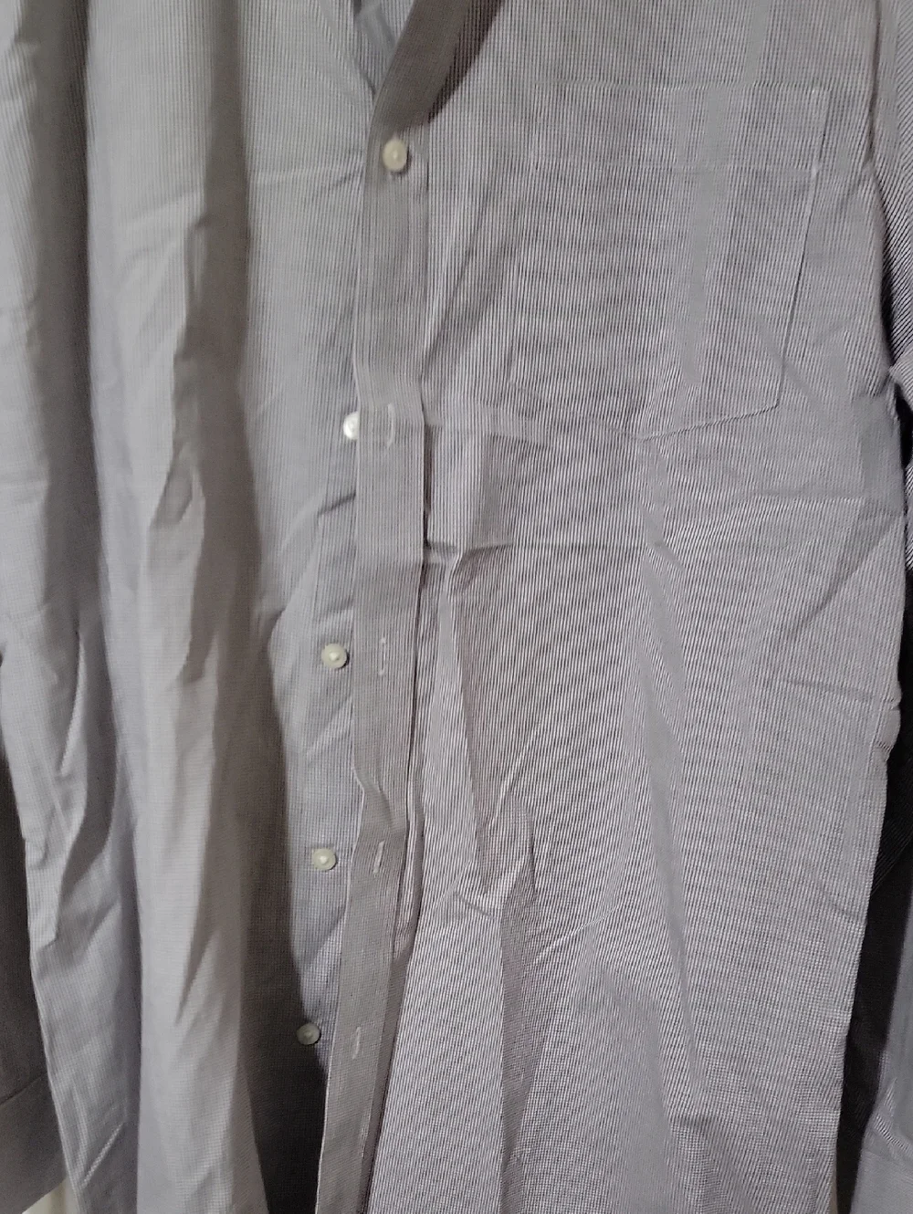 Banana Republic Men's Slim Fit Check Button-Up in Black and White